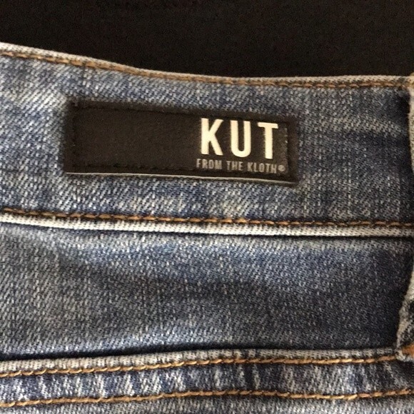 Kut from the kloth skinny denim jeans with fold up ankle size 2 - Picture 12 of 12
